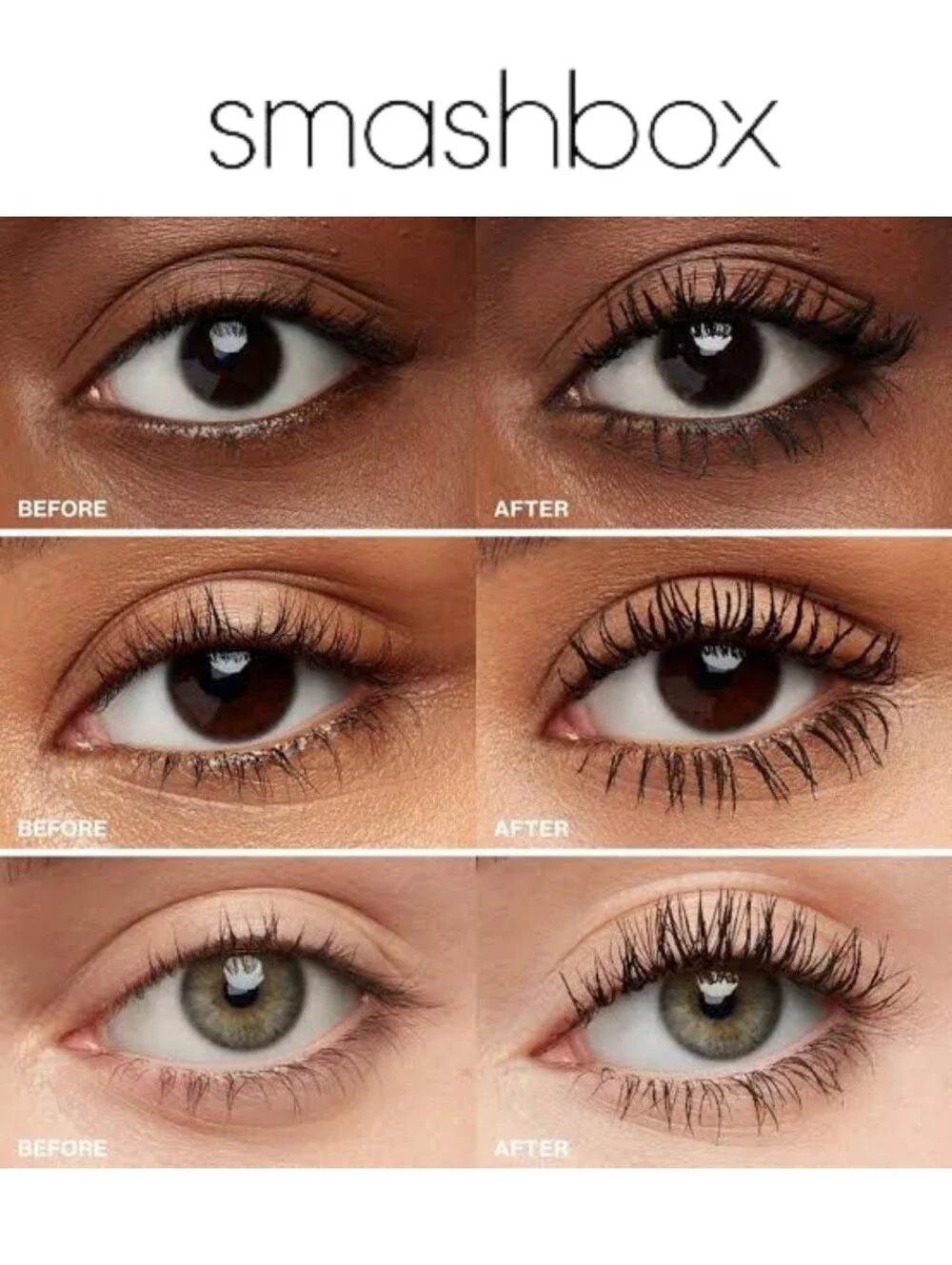 Smashbox Full Exposure Thickening & Lengthening Mascara — Black - NEW
